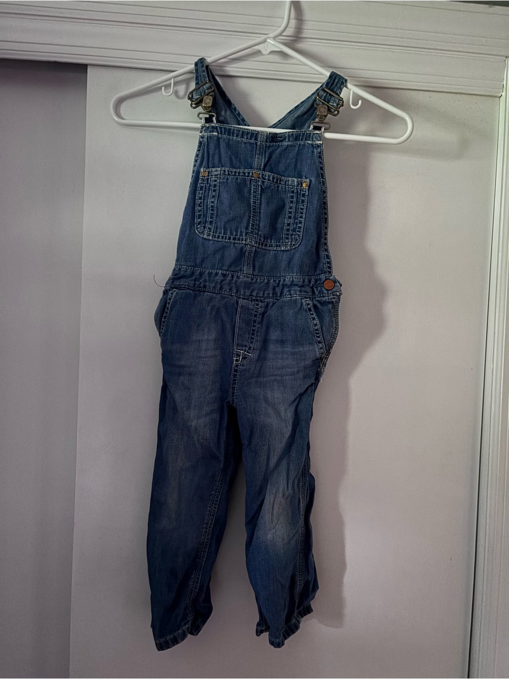 Gymboree Blue Denim Kids Overalls with Front Pocket
